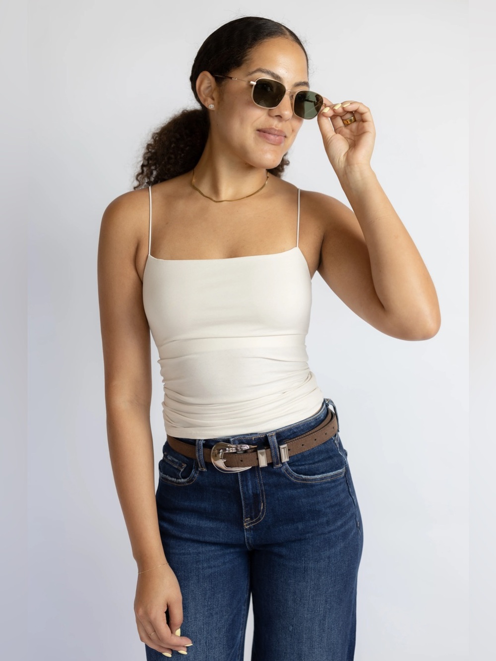Emmy Tank Top Ecru